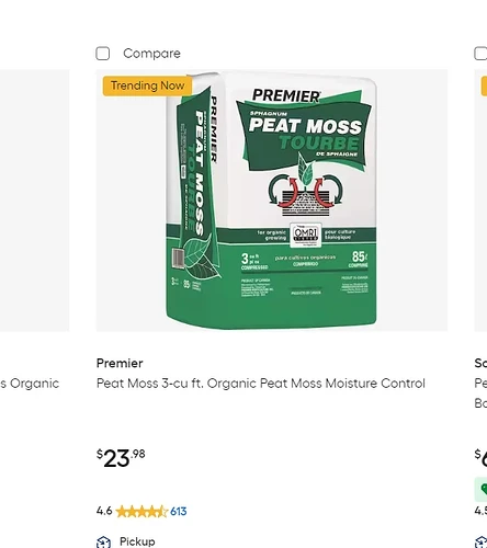 Peat Moss Calculation